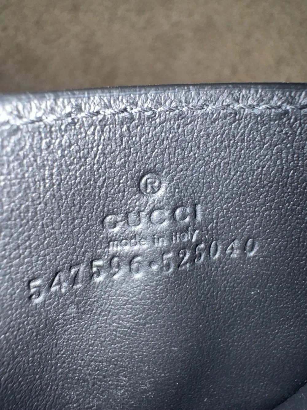 Brand New Gucci 4 Card Black Leather Card Holder - Picture 5 of 12
